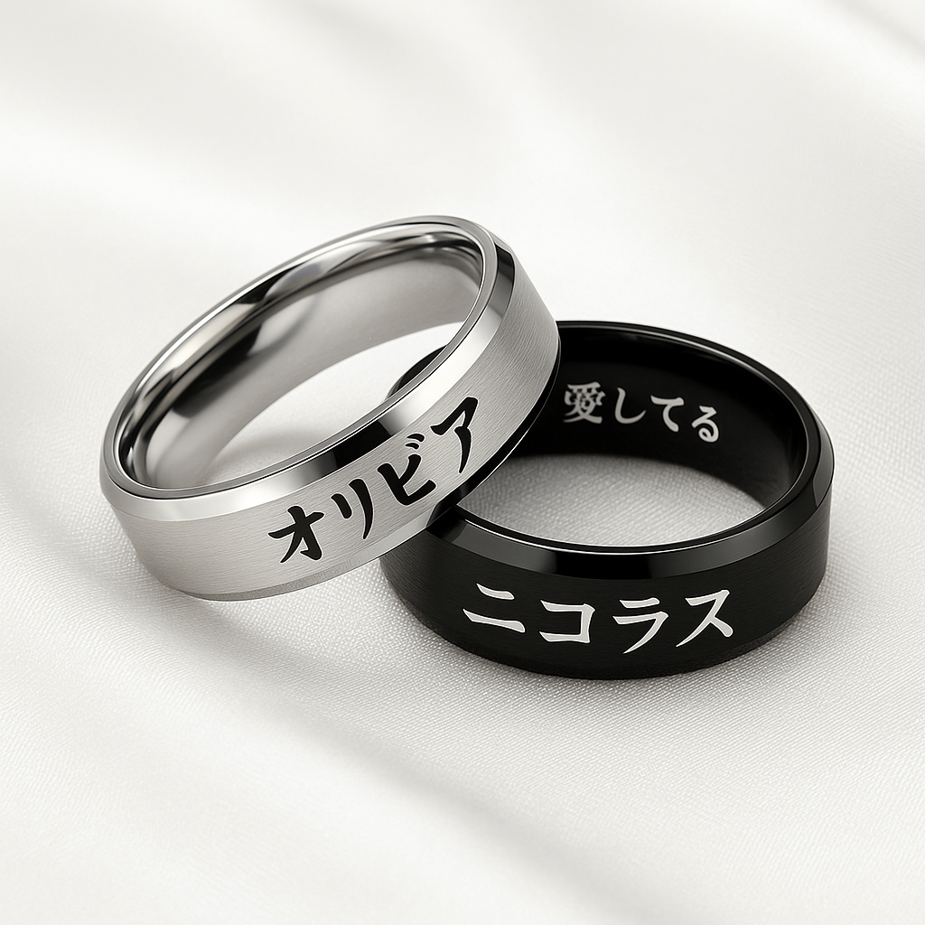 Personalized Japanese Ring
