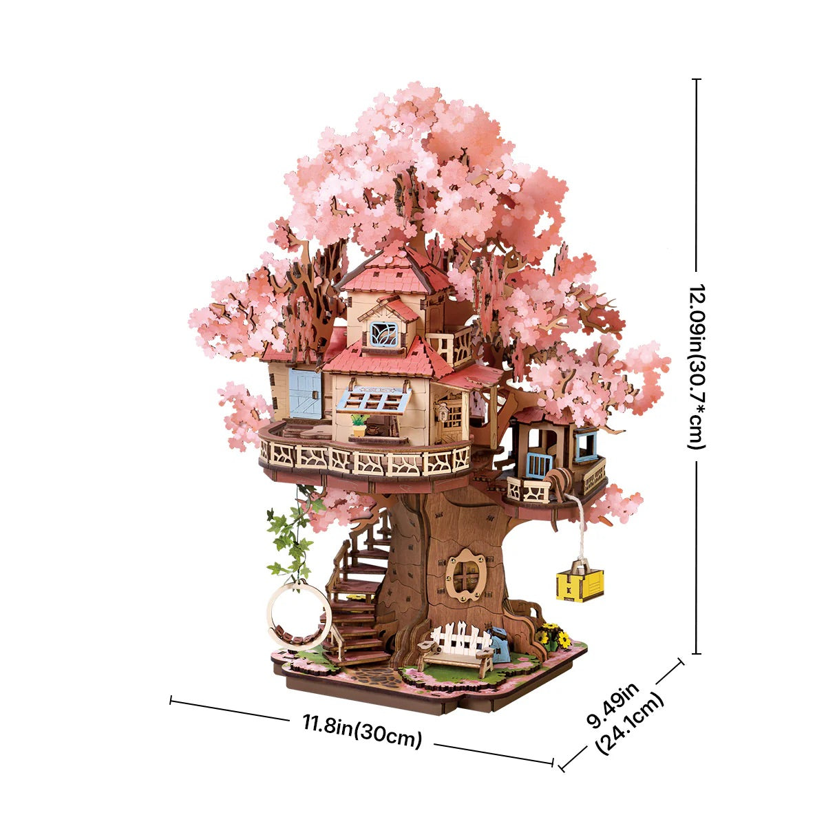 3D Sakura Tree House Puzzle