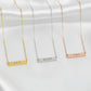 Personalized Japanese Plate Necklace for Women