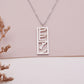 Japanese Name Vertical Necklace