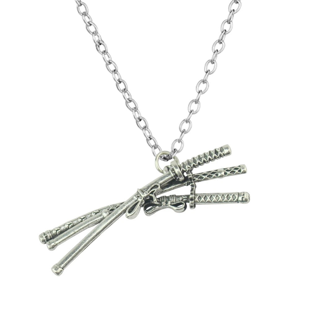 3 Katana Necklace