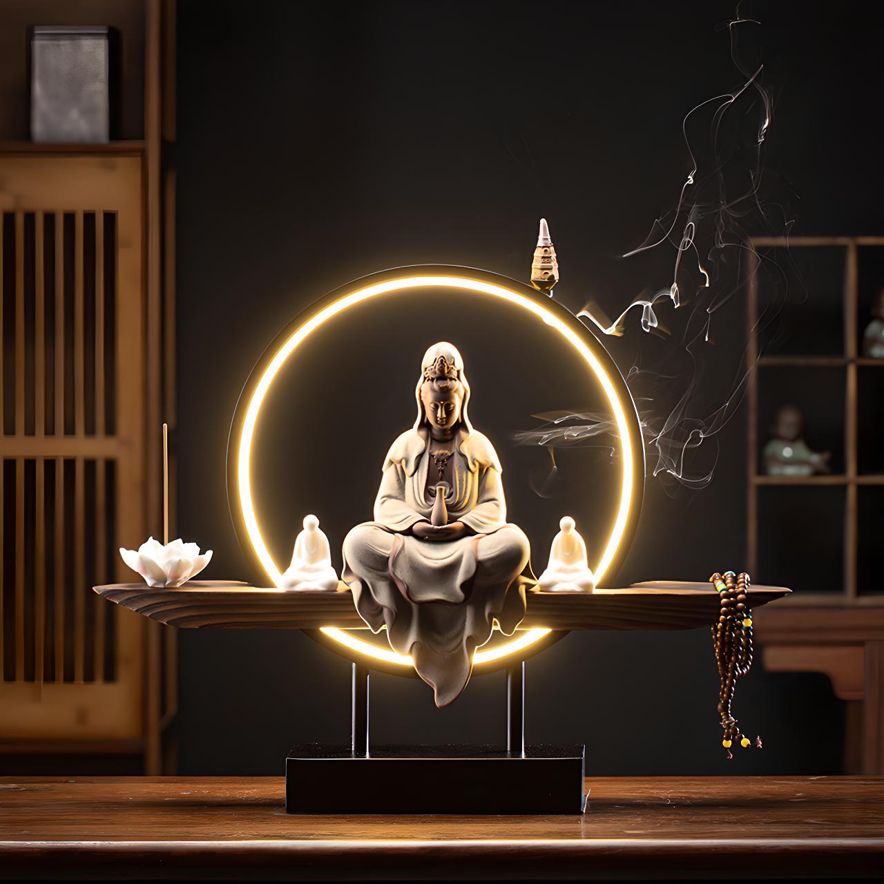 Izanagi Illuminated Incense Statue