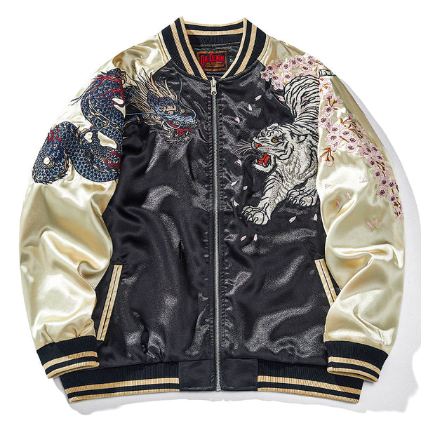 Japanese Sukajan Bomber Suzaku – Embroidered Jacket by Takumiya
